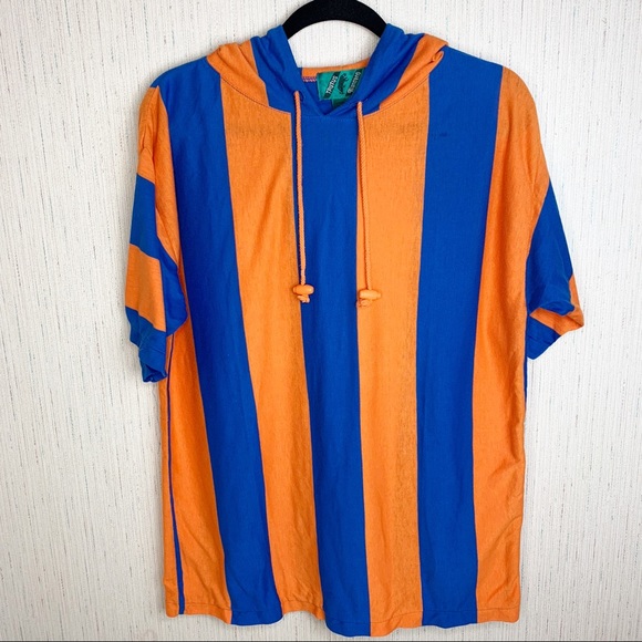 Trutus Biancara Other - Vintage Men’s T-Shirt with Hood, Medium